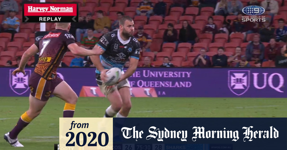 Video NRL Highlights Broncos v Sharks Round 12
